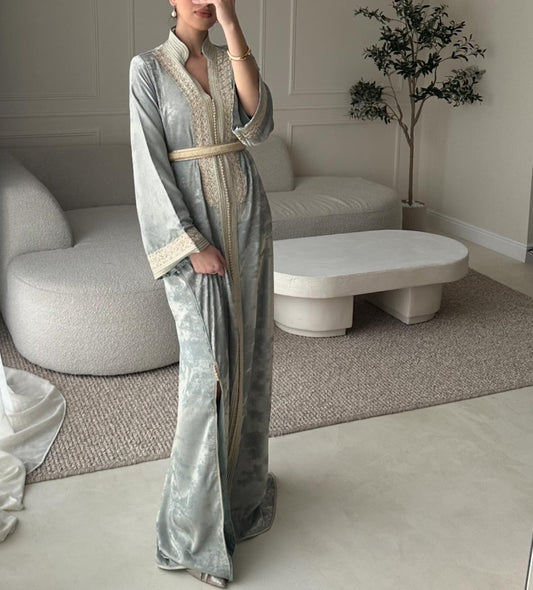 CAFTAN MANAL BLEU