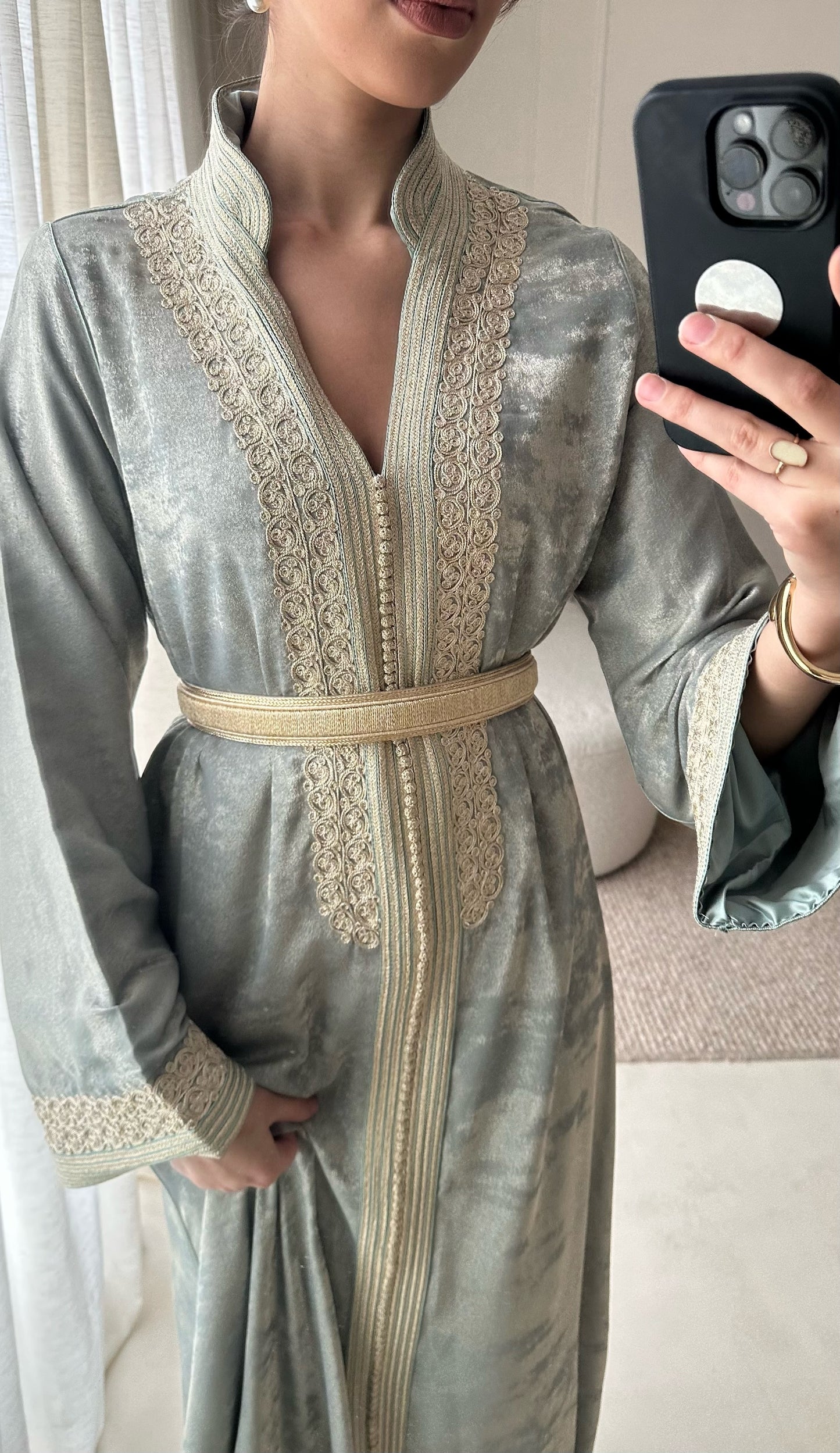 CAFTAN MANAL BLEU