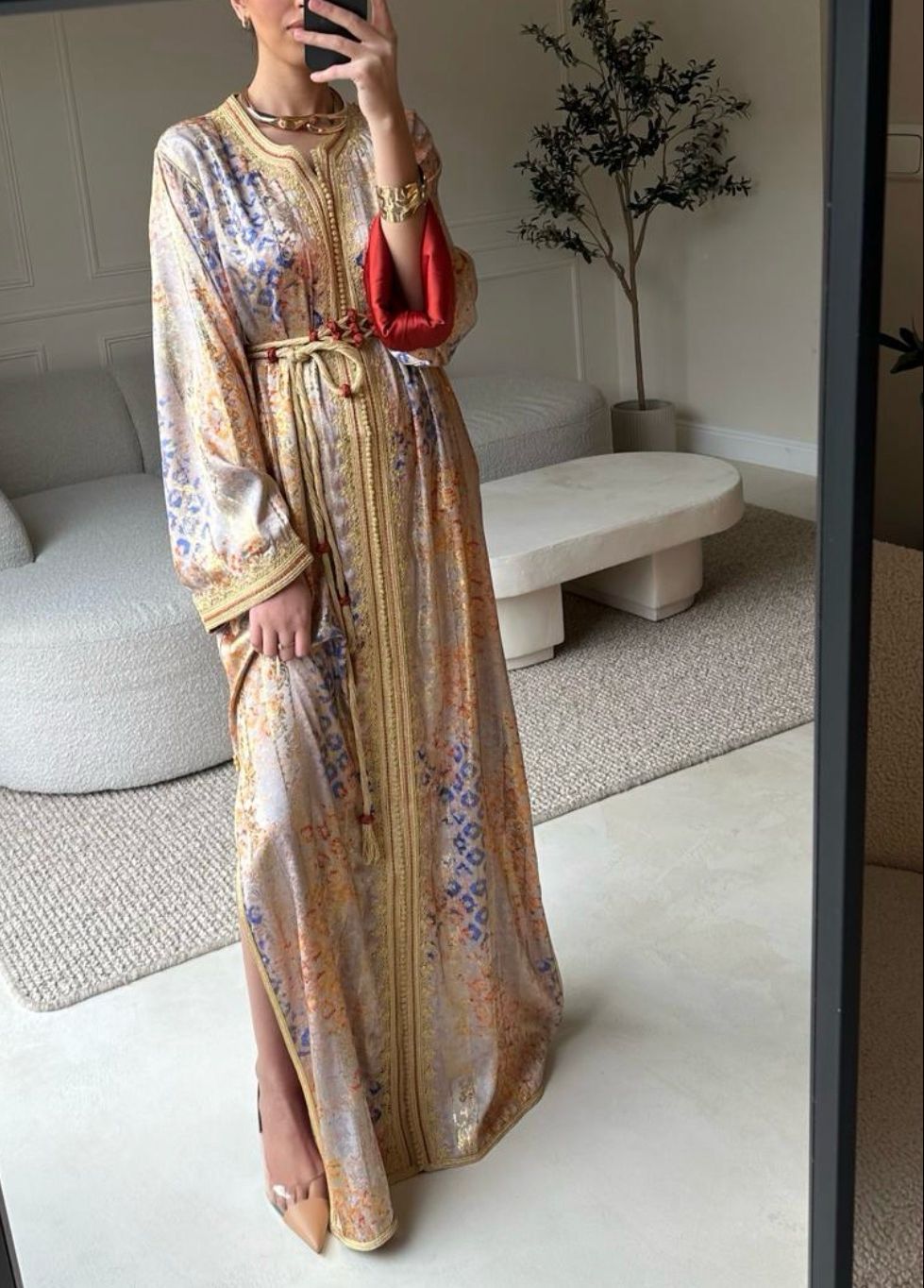 CAFTAN LAILA ORANGE